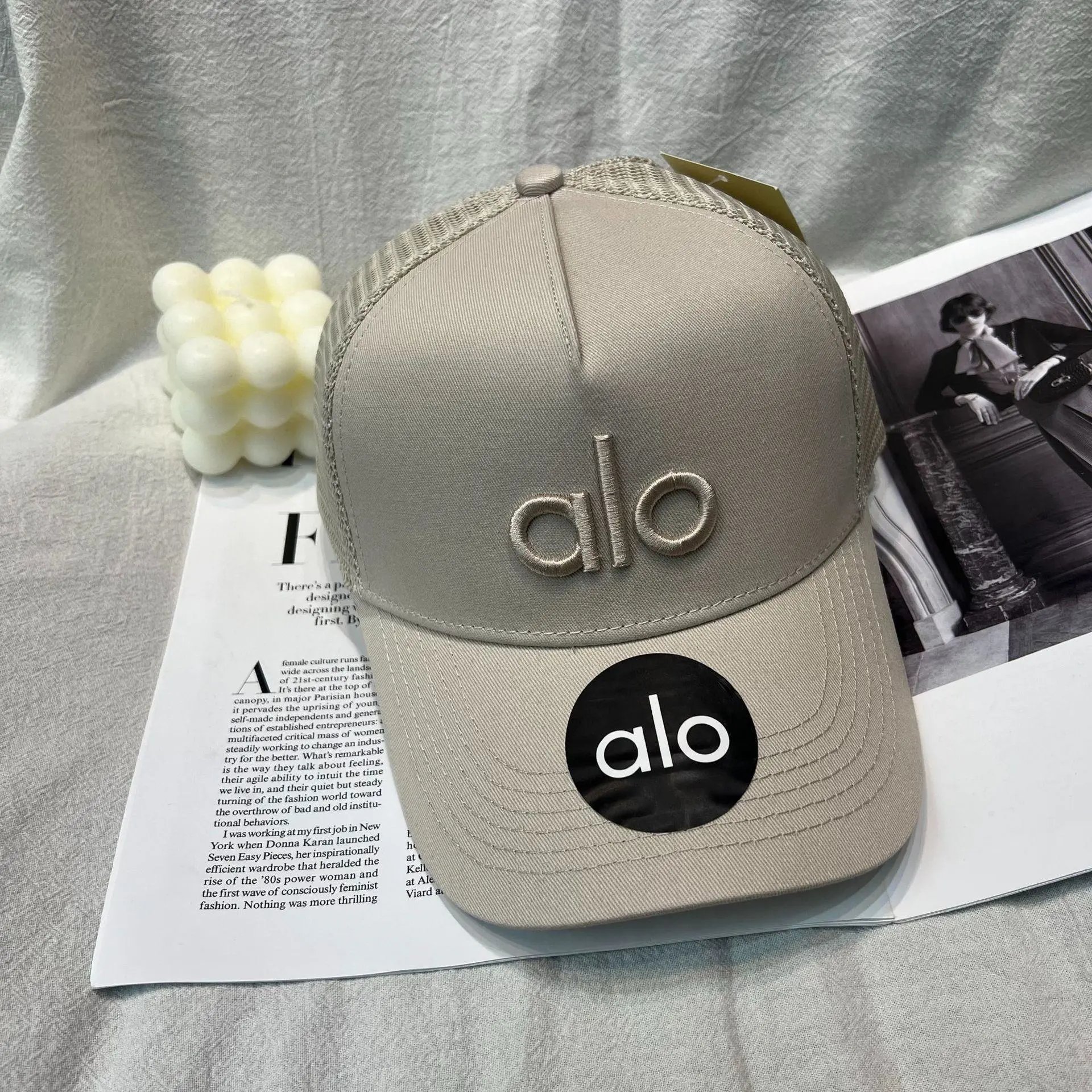 Alo Black Mesh-Back Baseball Cap - 17