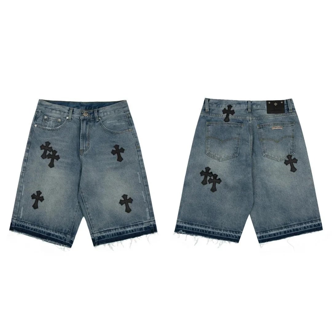 Chrome Hearts Cross Denim Shorts photo 5