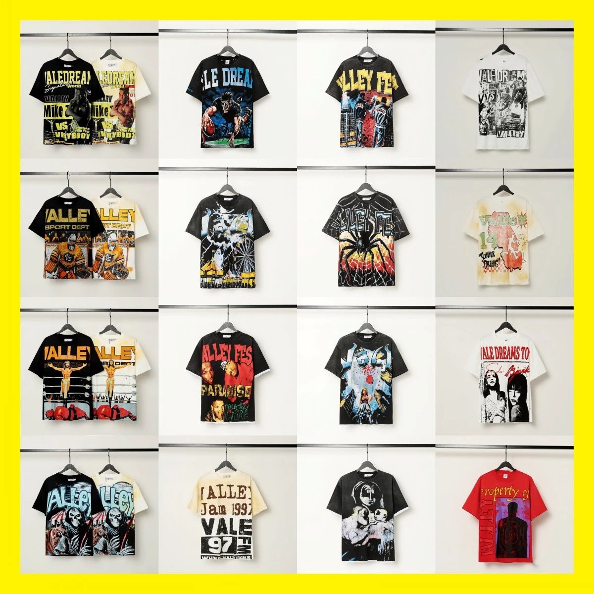 VALLEY Vintage Washed Graphic T-Shirt