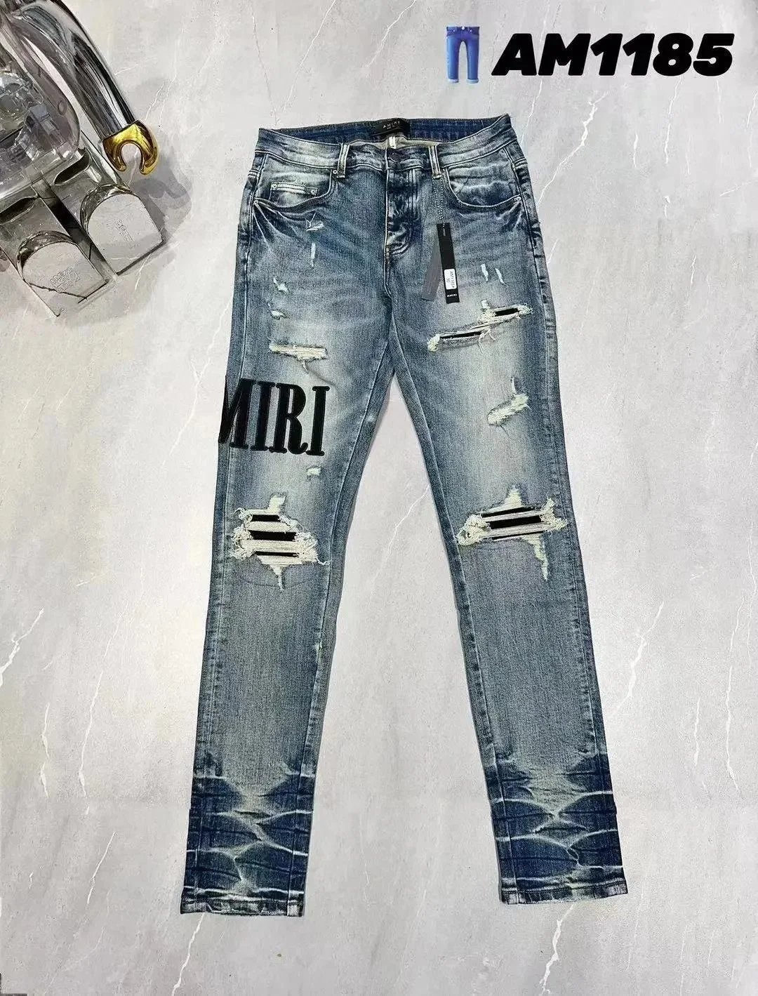 Distressed Ripped Skinny Jeans photo 2
