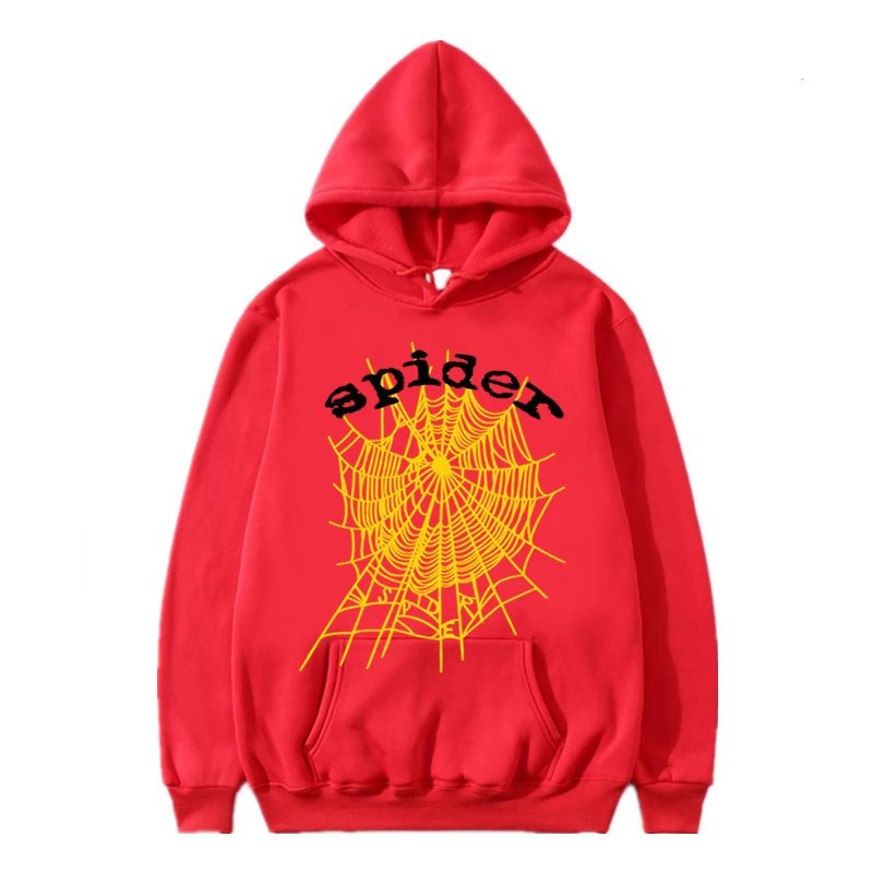 Y red yellow net black spider