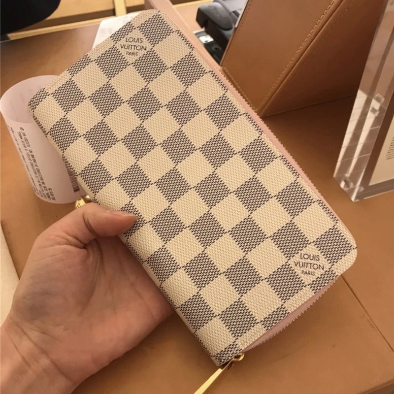 Louis Vuitton Damier Graphite Zippy Wallet Gray Long Wallet - 3