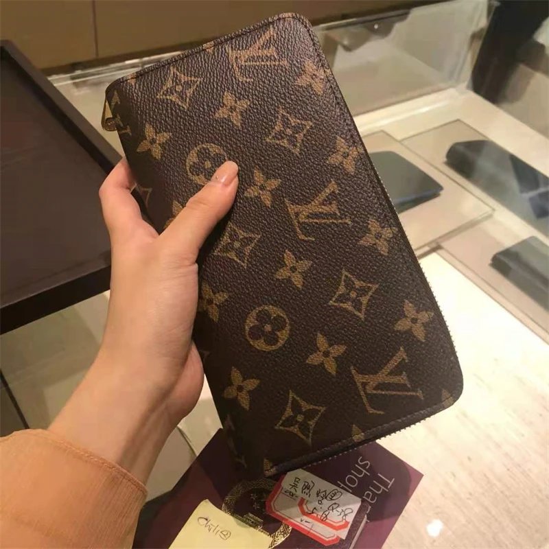 Louis Vuitton Damier Graphite Zippy Wallet Gray Long Wallet - 4