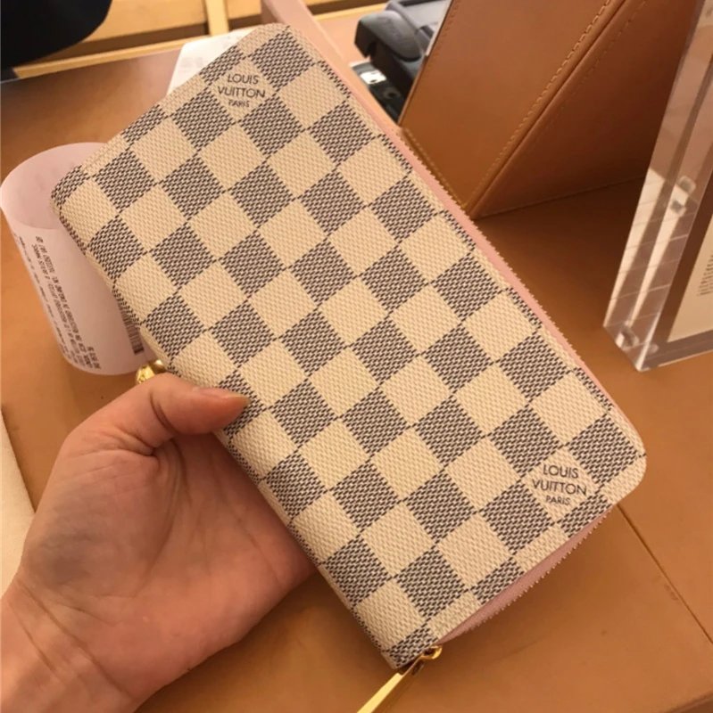 Louis Vuitton Damier Graphite Zippy Wallet Gray Long Wallet - 6