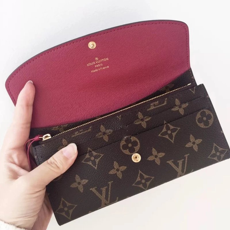 Louis Vuitton Portefeuille Sarah Monogram Brown Pink Long Wallet - 6