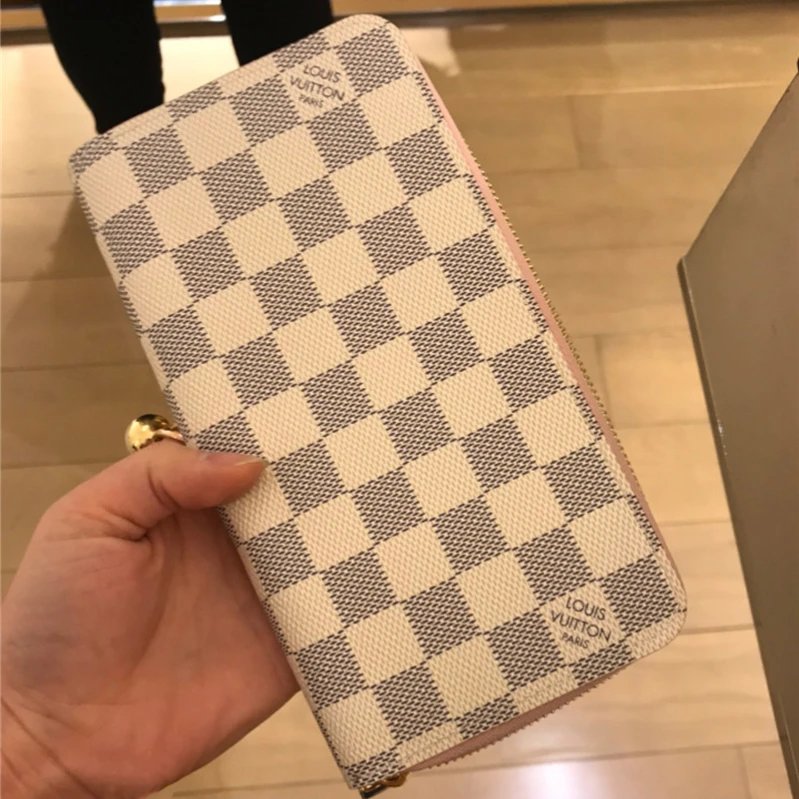 Louis Vuitton Damier Graphite Zippy Wallet Gray Long Wallet - 5