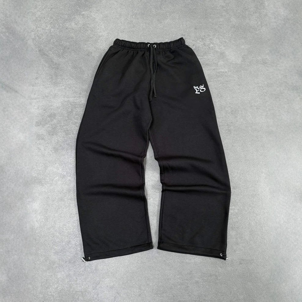 Drawstring Hem/Black