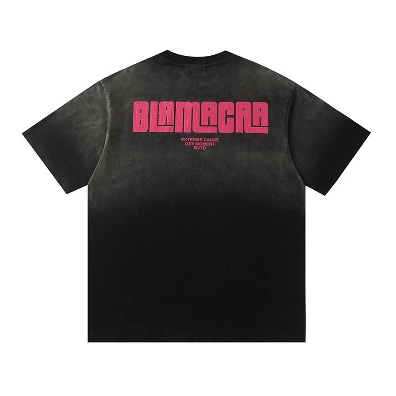 Vintage Wash Distressed Print T-Shirt photo 7