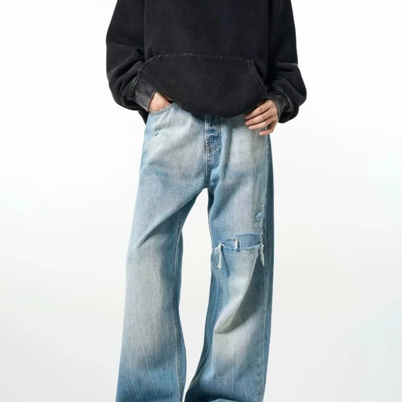 Washed Relaxed Denim Jeans photo 2