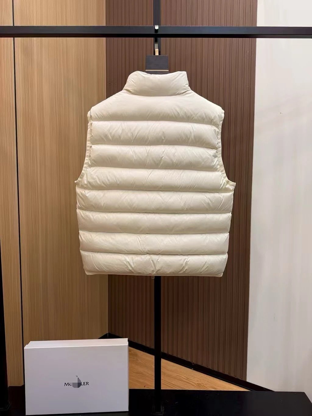 Down Vest Unisex Zip Stand Collar photo 7