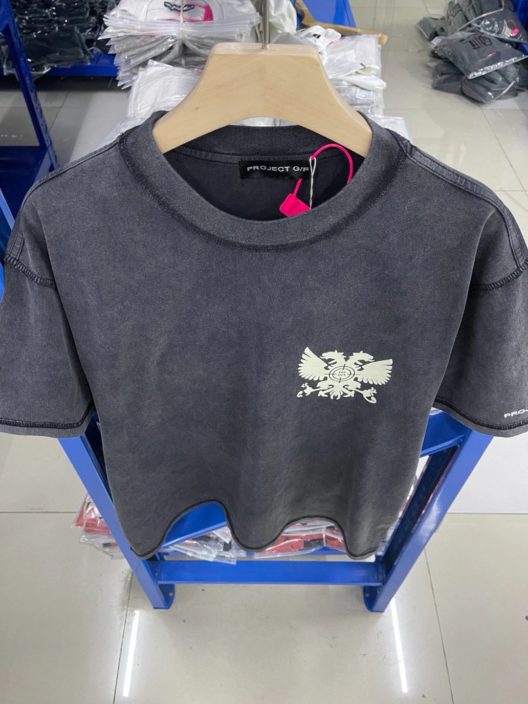 Wax Dye Distressed T-Shirt photo 7