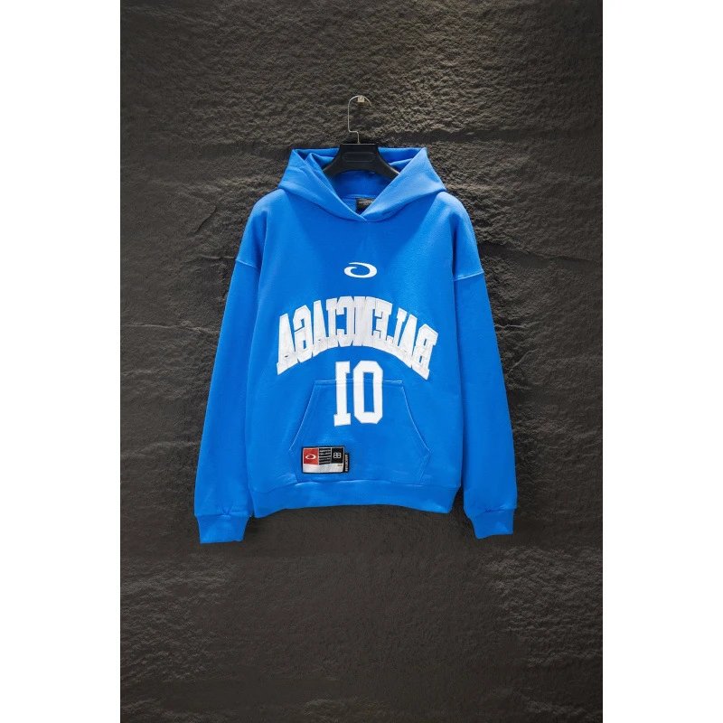 Embroidered Letter Hoodie photo 6