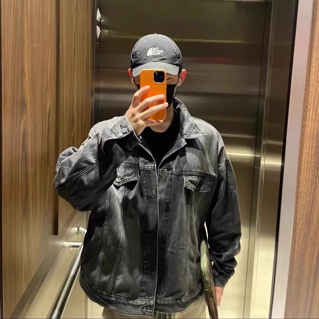Distressed Denim Jacket photo 8