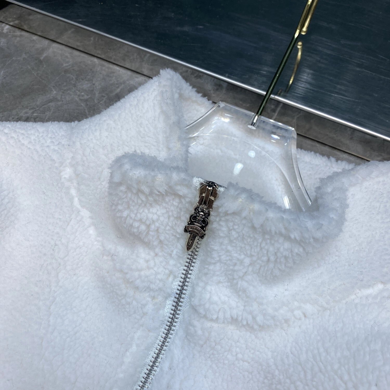 Chrome Hearts x Fleece Jacket White Outerwear - 14