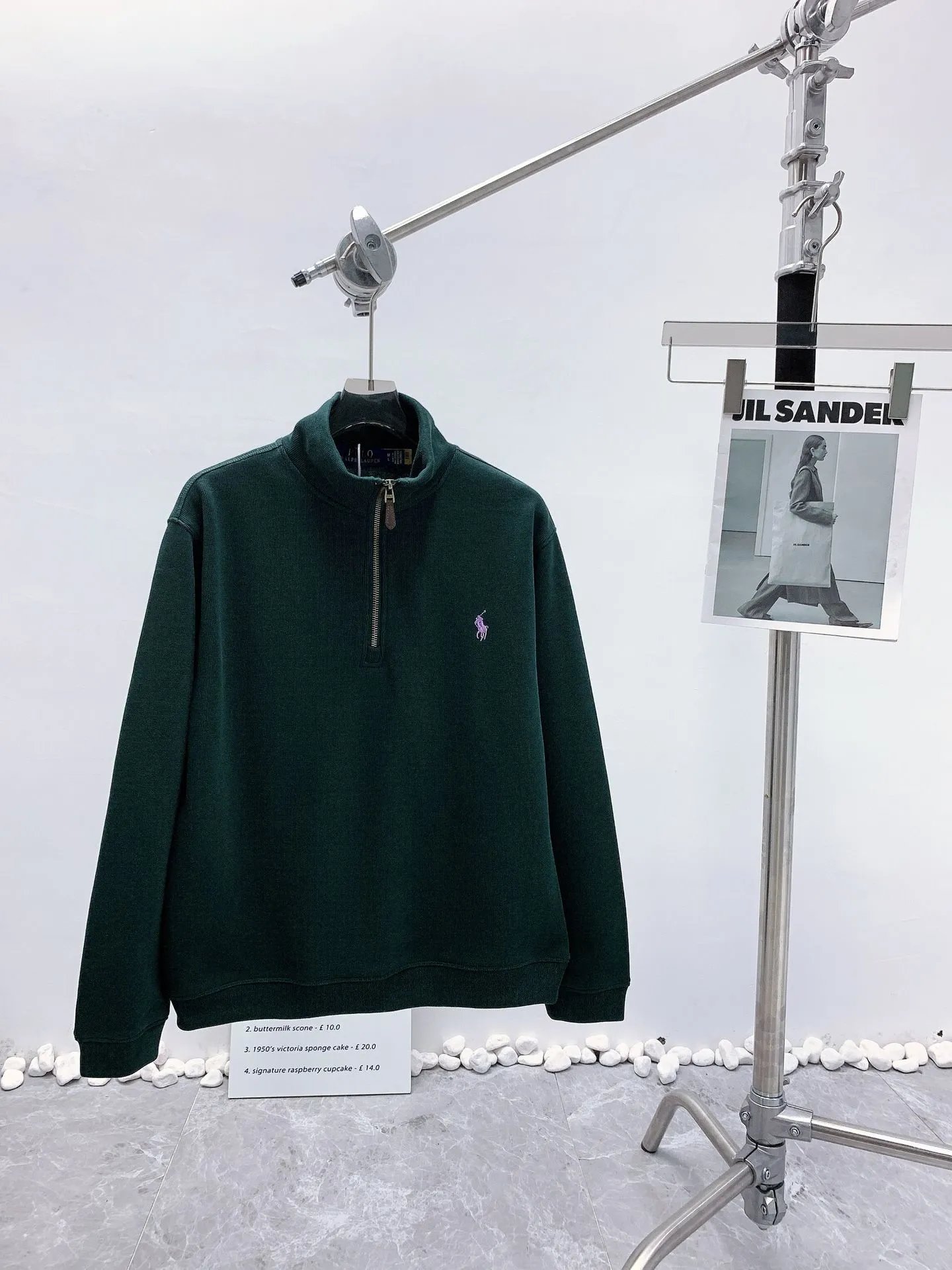 Ralph Lauren Embroidery Half Zip Turtleneck photo 7