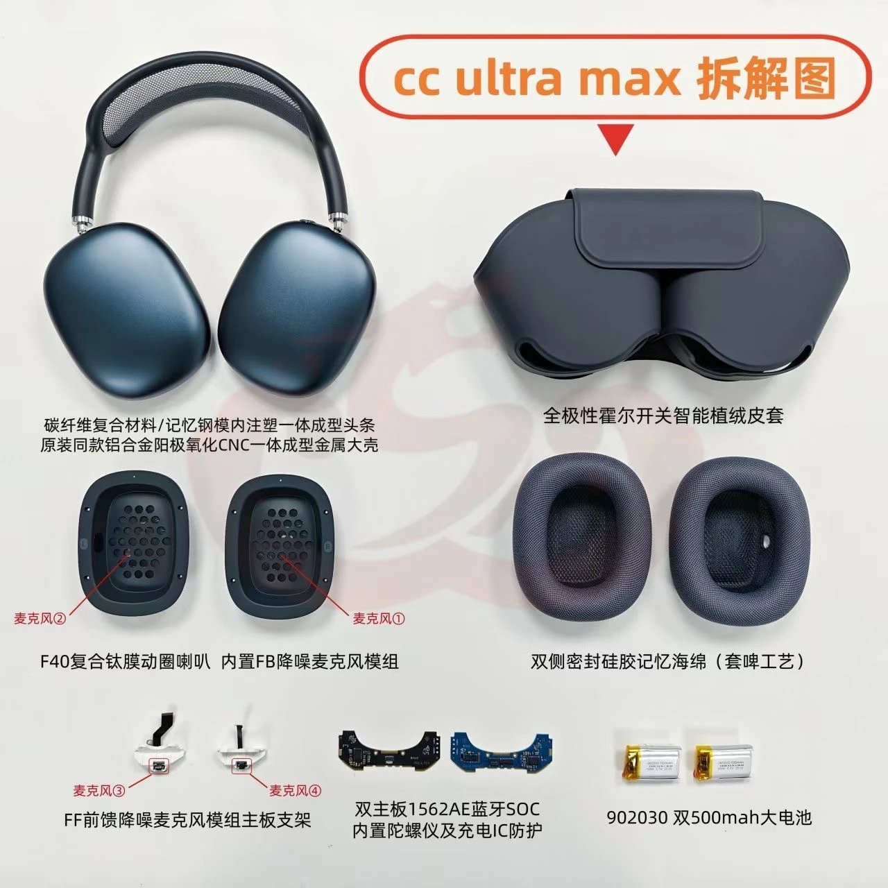 Bluetooth Noise Cancelling Headphones photo 4