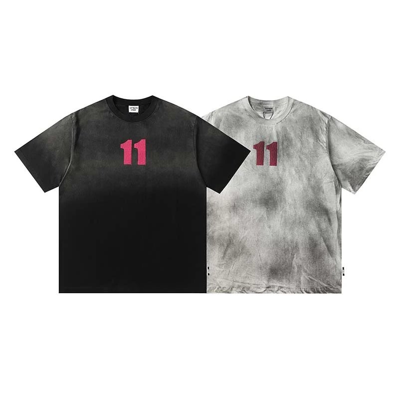 Vintage Wash Distressed Print T-Shirt photo 5