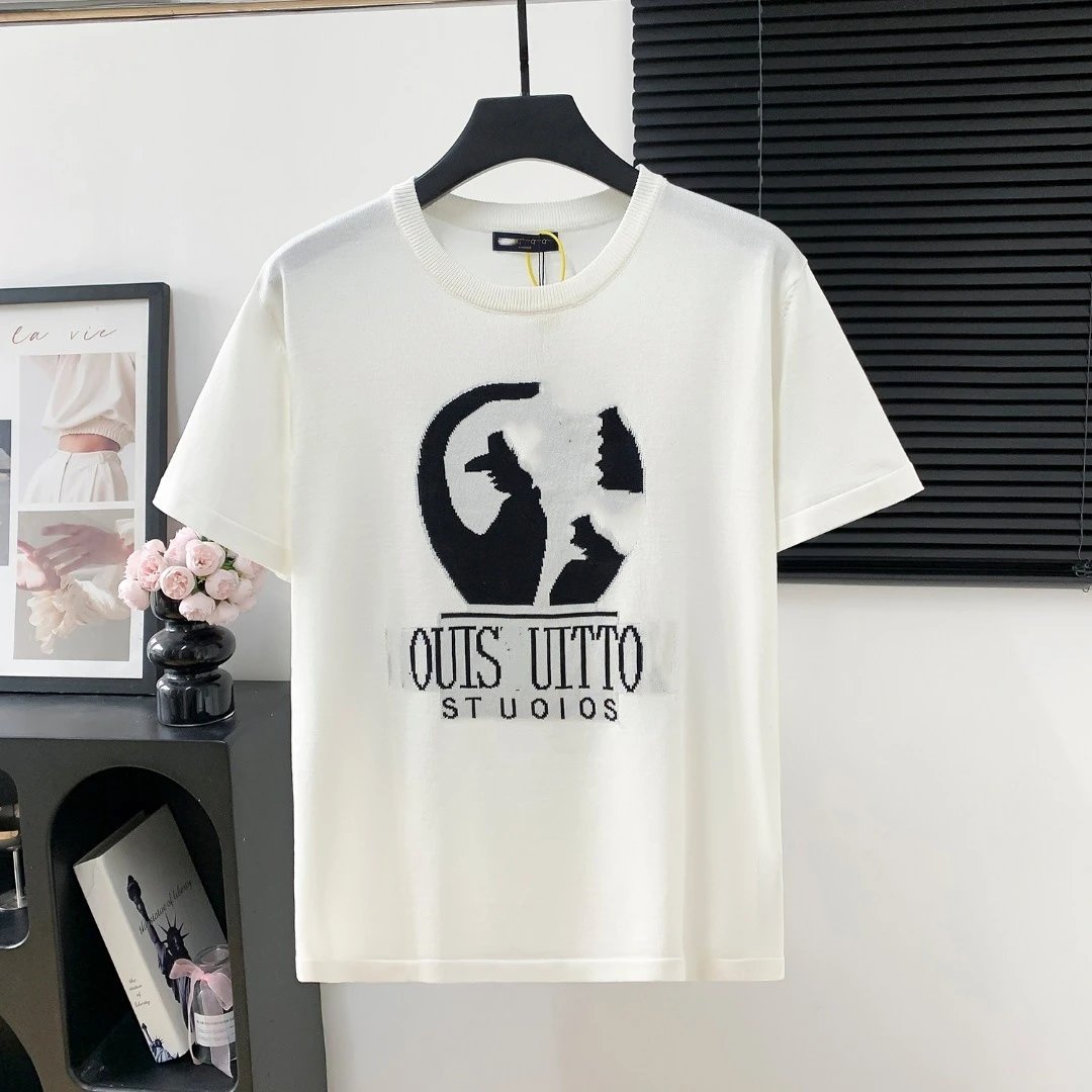 Logo Letter Print Couple T-Shirt Unisex photo 4
