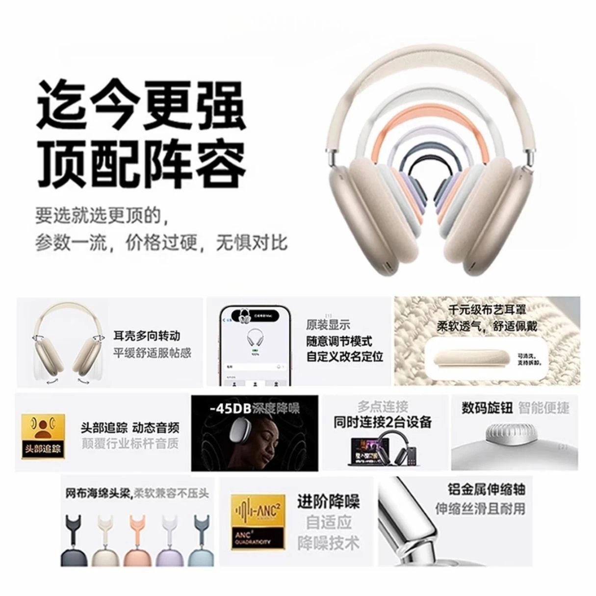 Bluetooth Noise Cancelling Headphones photo 3