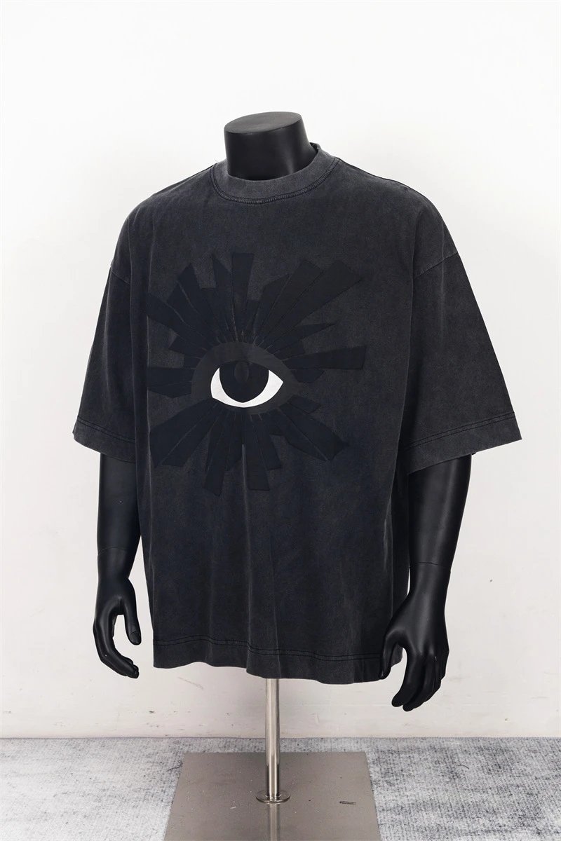 Eye Print High Neck T-Shirt photo 8