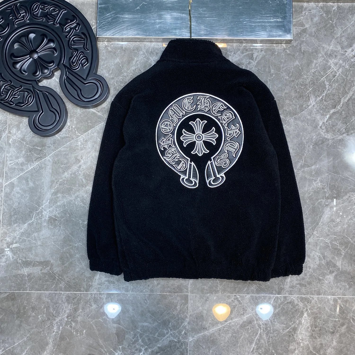 Chrome Hearts x Fleece Jacket White Outerwear - 9