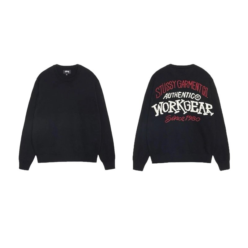 Arc Knit Sweater Couple Long Sleeve photo 2
