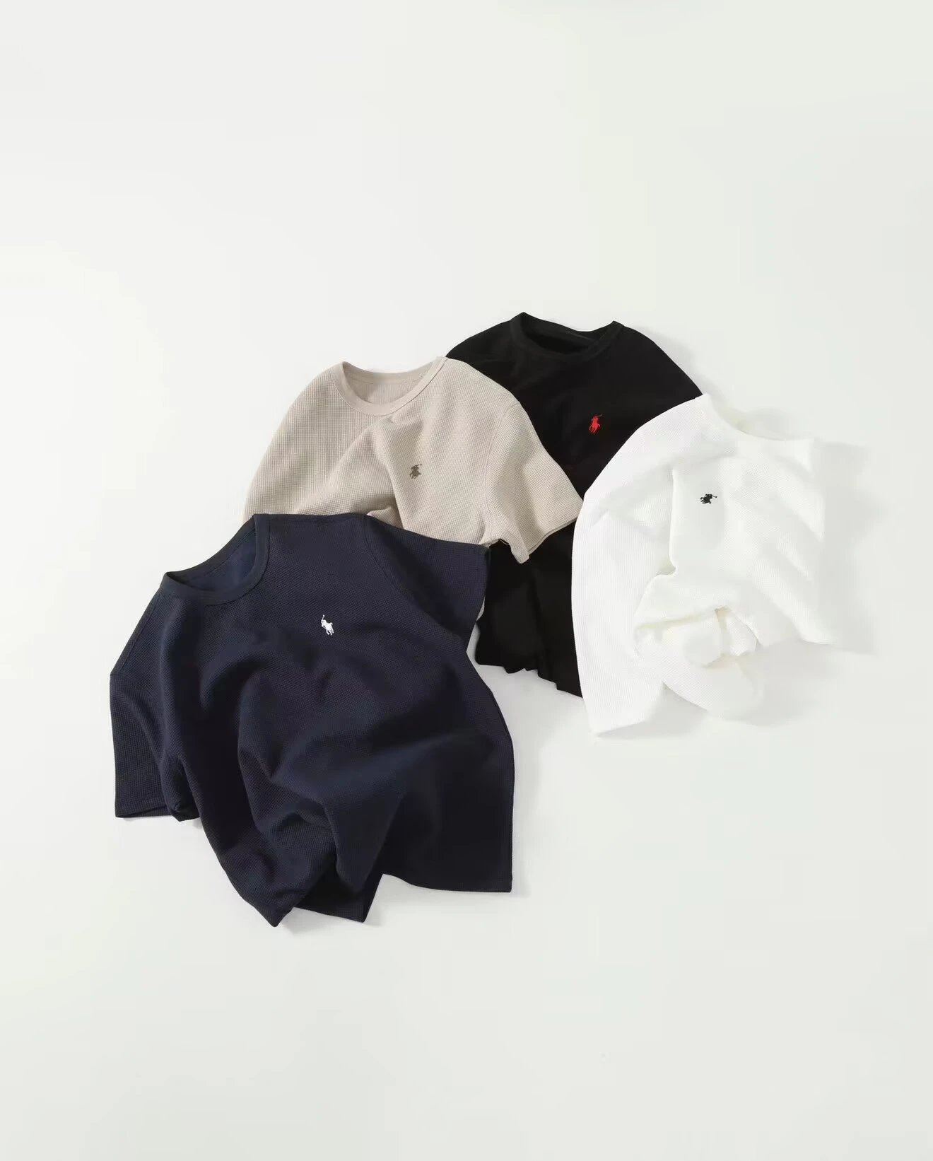 Ralph Lauren Pony Logo Waffle Knit T-Shirt photo 7