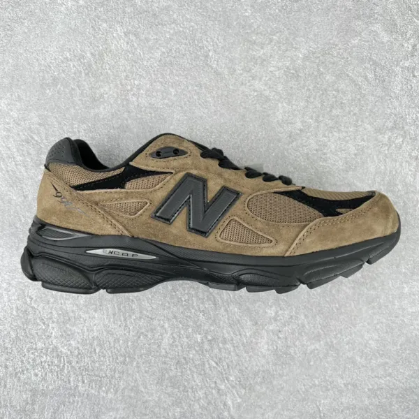 New Balance 990v3 Olive Teal Mesh Sneakers - 18
