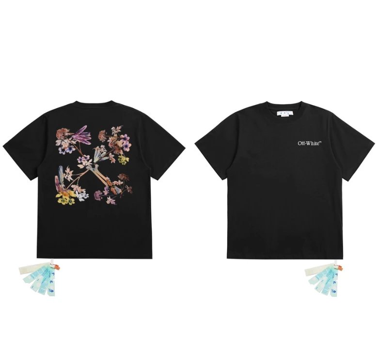 Baroque Angel Wings Spider Floral T-Shirt photo 6