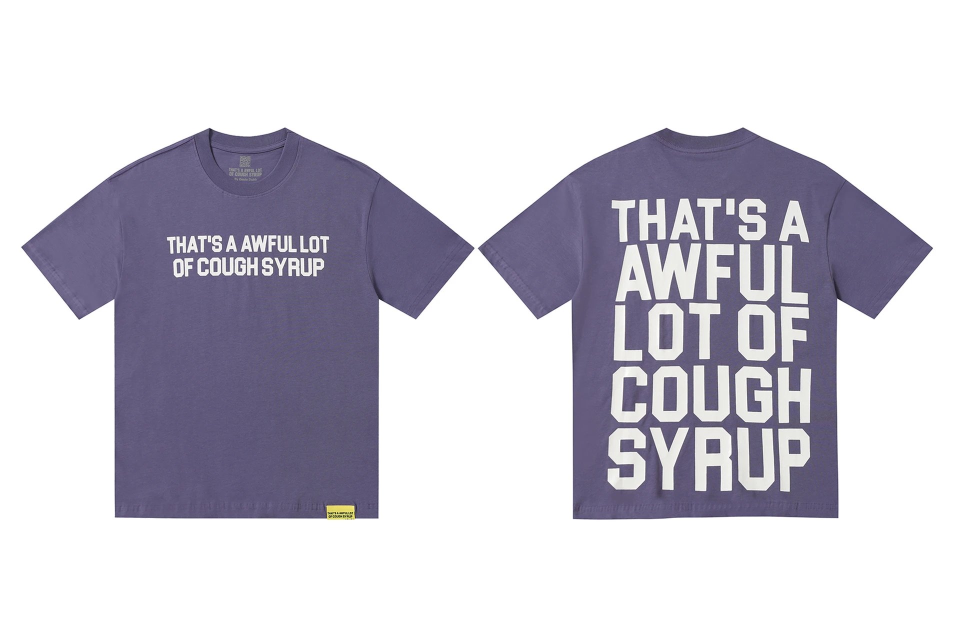 Cough Syrup Loose Hot-Fix Rhinestone T-Shirt photo 5