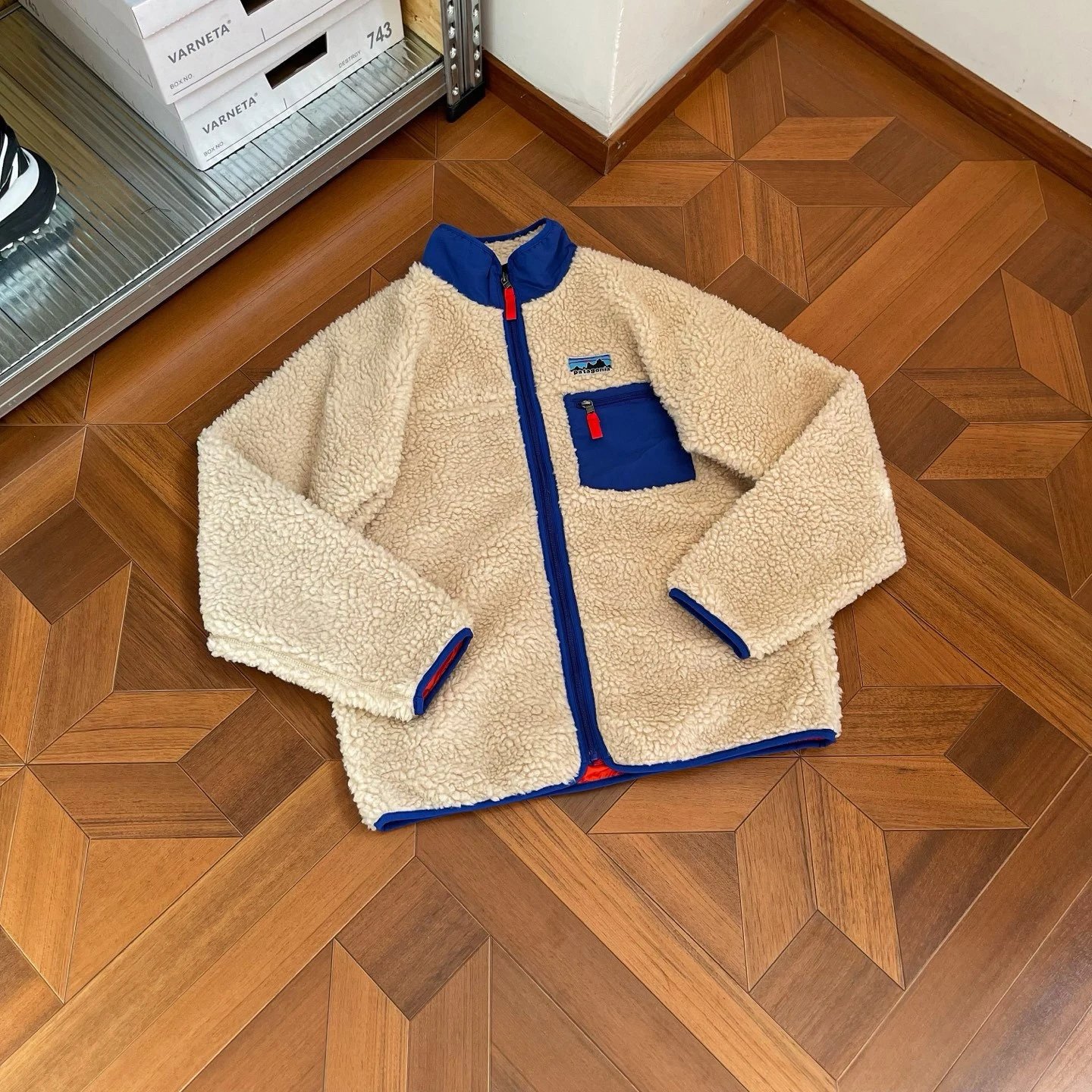 PA Vintage Fleece Sherpa Collar Zip Jacket photo 2