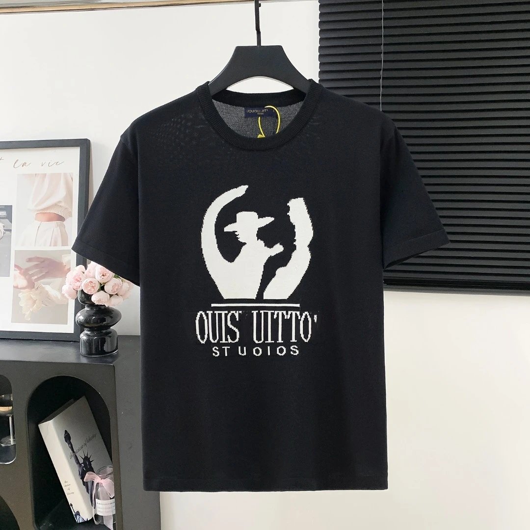 Logo Letter Print Couple T-Shirt Unisex photo 3