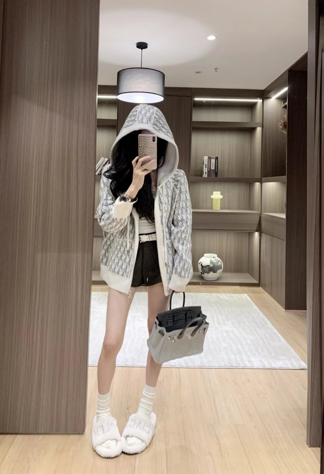 Knit Cashmere Zip Hoodie photo 6