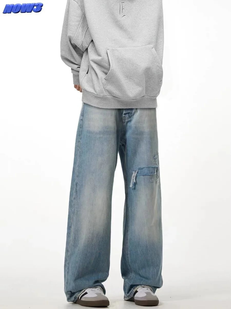 Washed Relaxed Denim Jeans photo 4