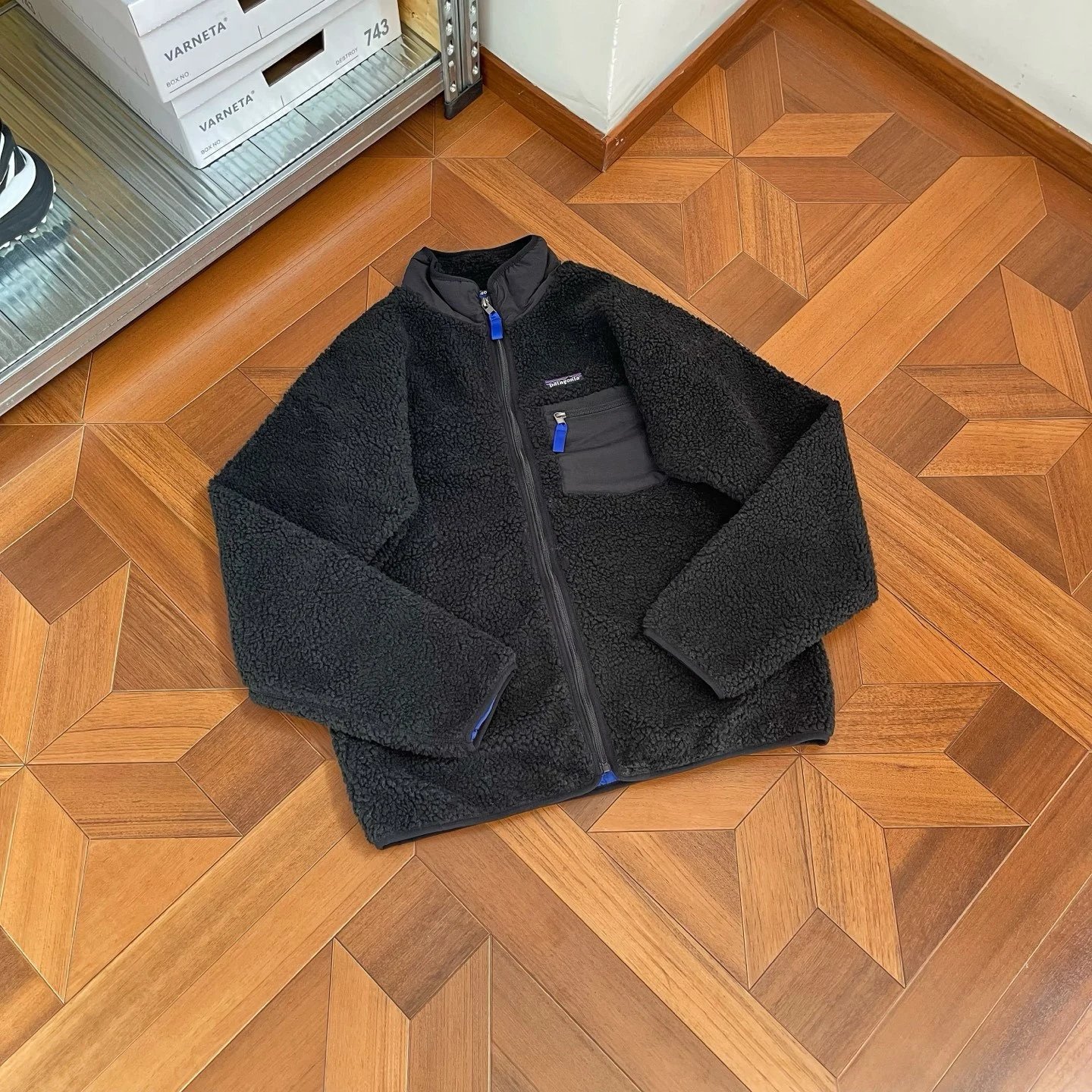 PA Vintage Fleece Sherpa Collar Zip Jacket photo 6