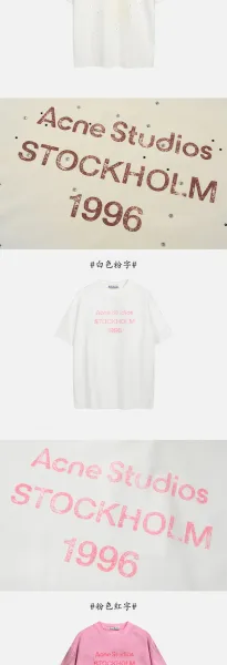 Acne Studios Signature Logo T-Shirt Black - 8