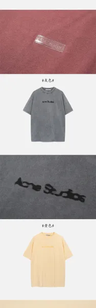 Acne Studios Signature Logo T-Shirt Black - 16