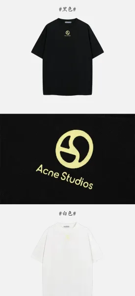 Acne Studios Signature Logo T-Shirt Black - 23