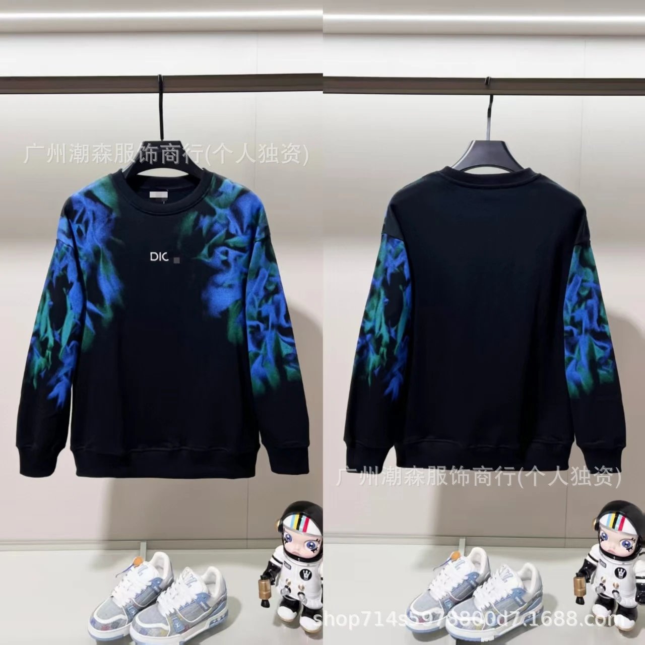 Autumn Winter Crew Neck Long Sleeve Hoodie photo 4