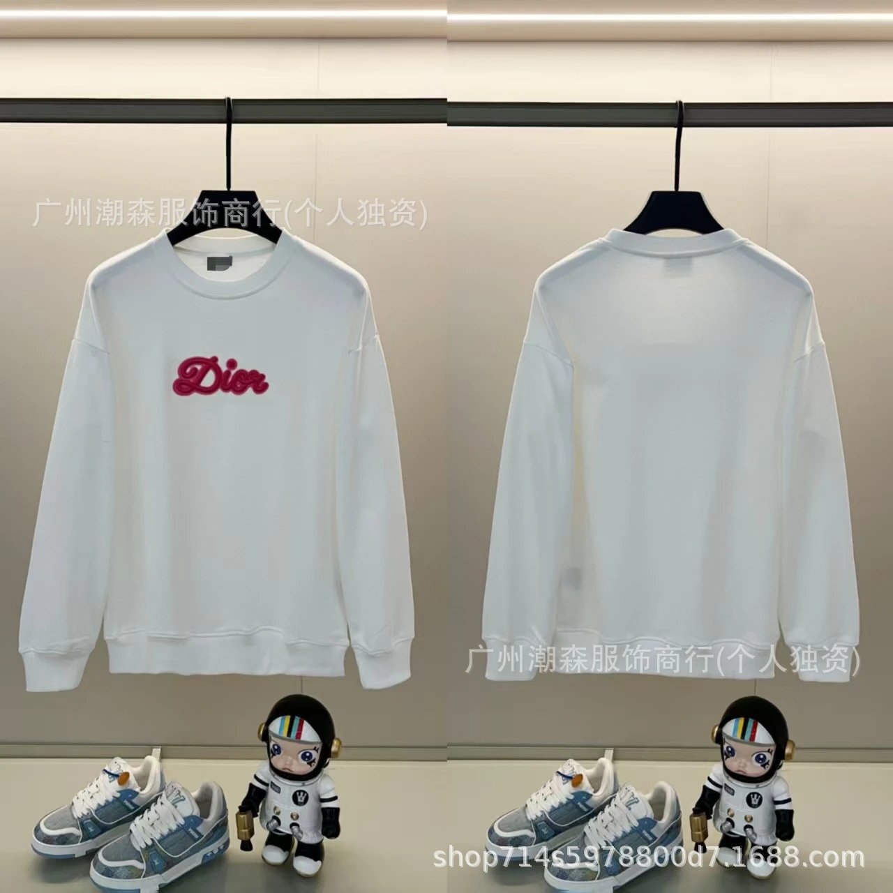 Autumn Winter Crew Neck Long Sleeve Hoodie photo 7