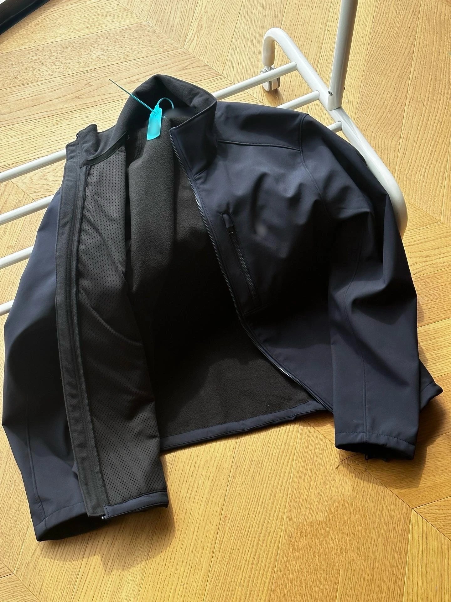 Men's Soft Shell Fleece Stand Collar Jacket photo 2