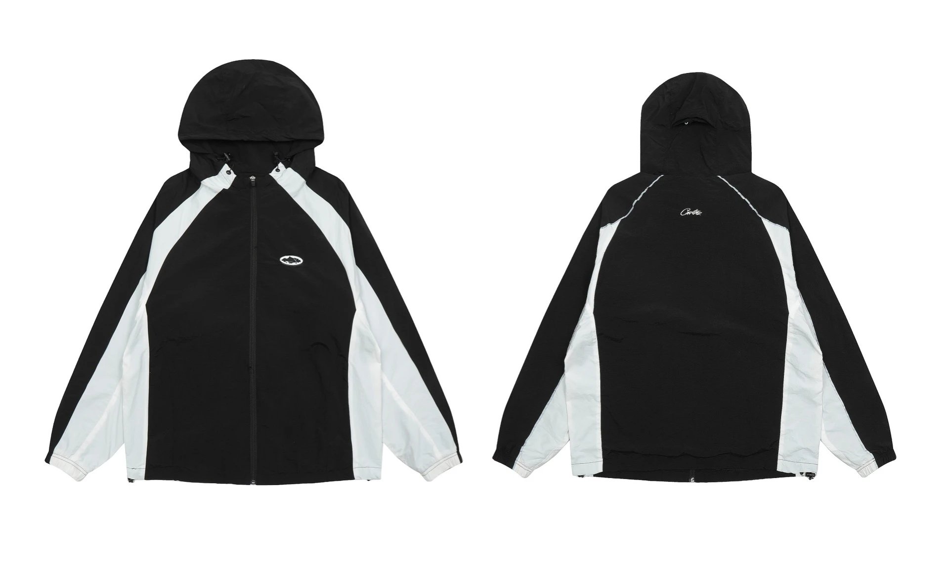Color Block Embroidery Windbreaker Set photo 5