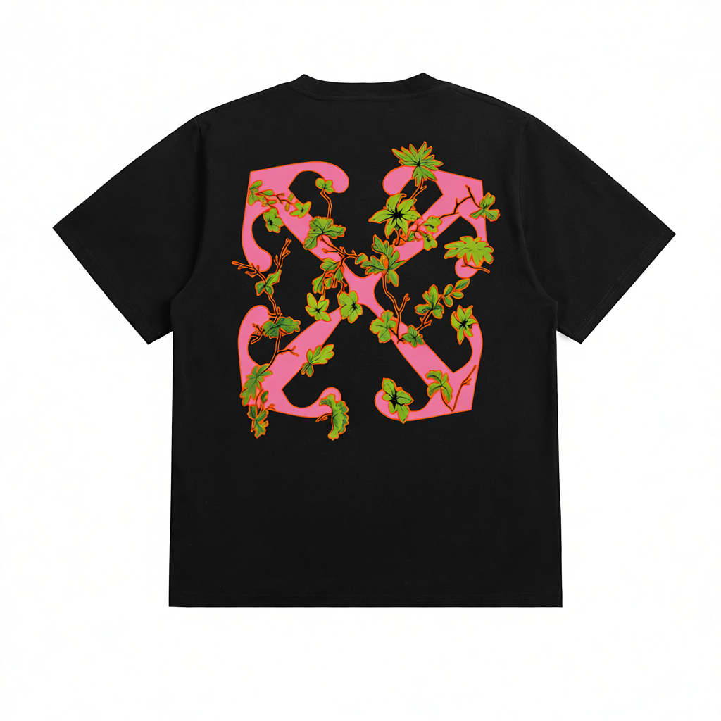 Off-White T-Shirt Black Graphic Print Streetwear