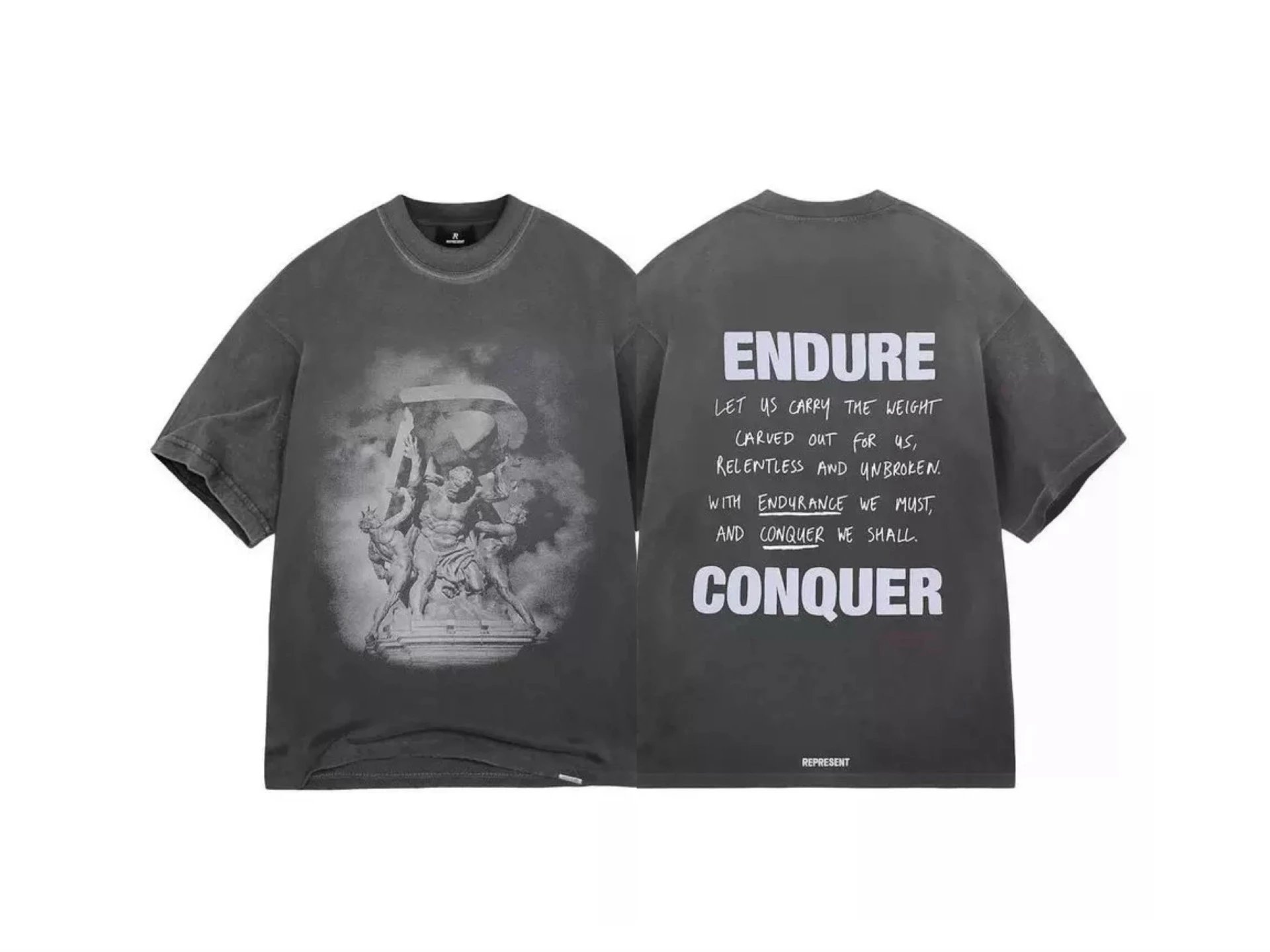 Letter Slogan Print T-Shirt photo 7