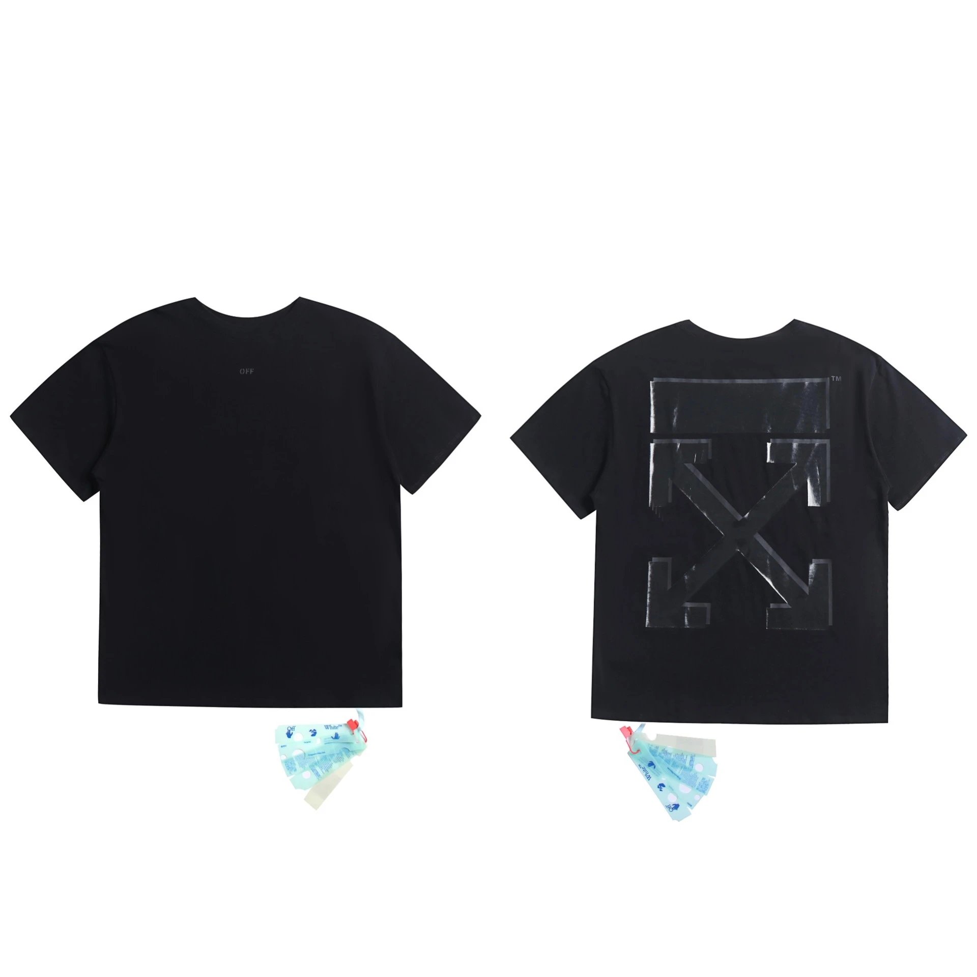 Embroidered Moon Color-Block Arrow Print T-Shirt photo 6
