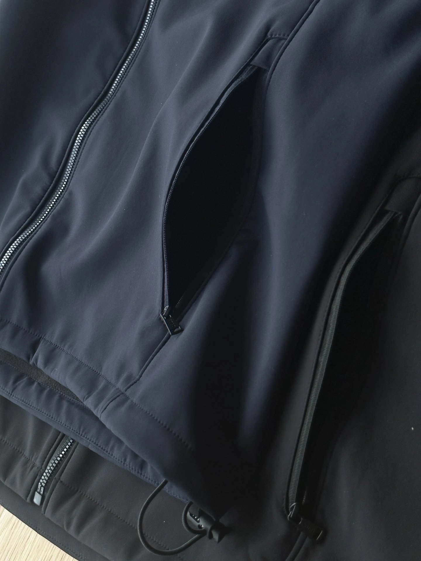 Men's Soft Shell Fleece Stand Collar Jacket photo 6