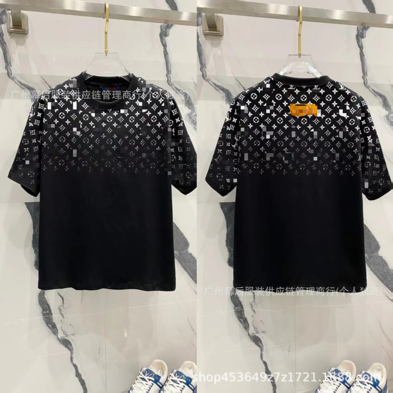 Letter Print Crewneck T-Shirt photo 2