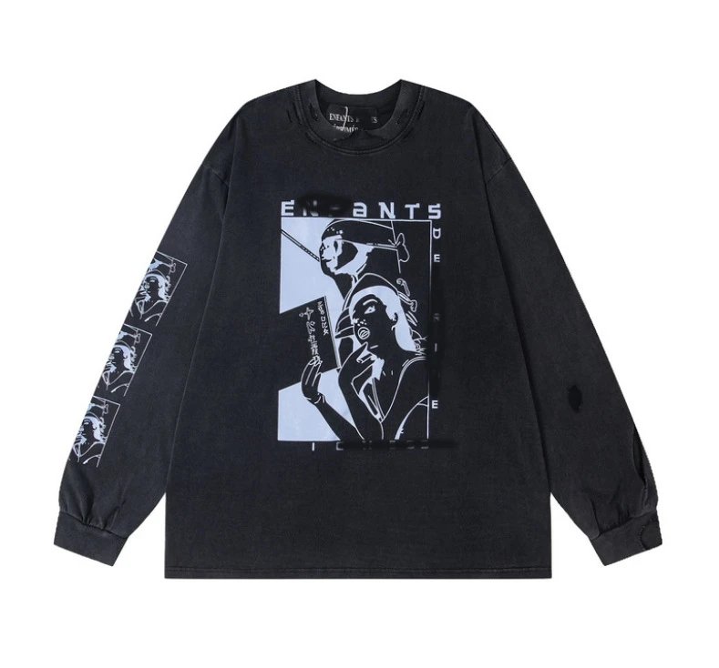 Portrait Sketch Print Shirt photo 4
