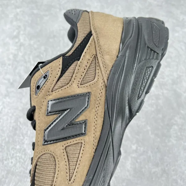 New Balance 990v3 Olive Teal Mesh Sneakers - 16
