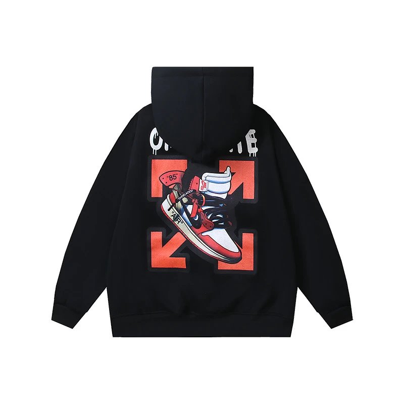 Hooded Hoodie Daisy Caution Tape Arrow photo 4